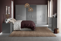 Bella Pisa - Hi-Gloss Light Grey/Dust Grey