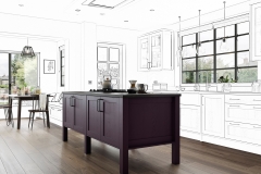 Aldana Deep Heather & Lavendar Grey