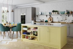 Aldana Yellow & Dust Grey