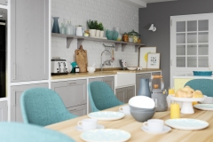 Aldana Yellow & Dust Grey