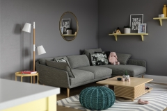 Aldana Yellow & Dust Grey