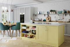 Aldana Yellow & Dust Grey