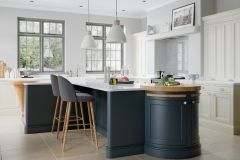 Belgravia Dark Blue & Porcelain