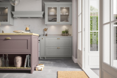 Clifden Vintage Pink and Light Grey