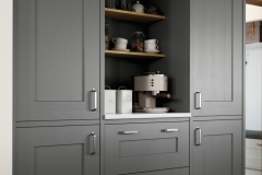 Clonmel Light Blue & Gun Metal Grey