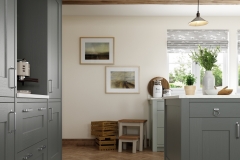 Clonmel Light Blue & Gun Metal Grey