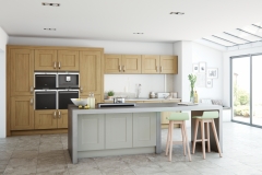 Clonmel Light Oak & Painted Stone
