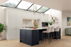 Ellesmere Slate Blue and Light Grey