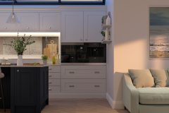 Ellesmere Slate Blue and Light Grey