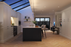 Ellesmere Slate Blue and Light Grey