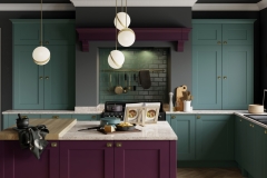 Florence Deep Heather & Viridian