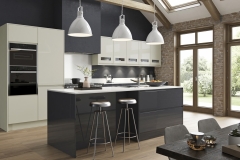 Strada Gloss Graphite & Porcelain