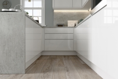 Strada Gloss White & Aldana Green