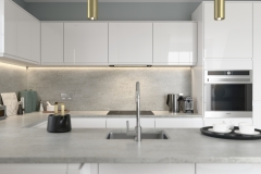 Strada Gloss White & Aldana Green