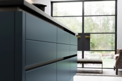 Zola Matte Blue & Ferro Brass
