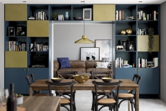 Zola Matte Blue & Ferro Brass