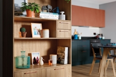 Zola Matte Marine & Ferro Copper with Rezana Light Oak