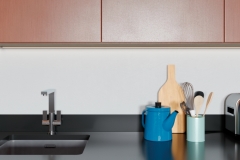 Zola Matte Marine & Ferro Copper with Rezana Light Oak