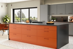 Zola Matte Orange, Dust Grey & Graphite