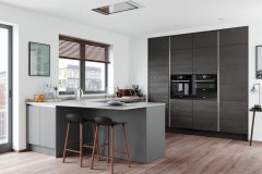 Zola Soft-Matte Dust Grey & Tavola Hacienda Black