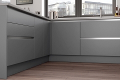Zola Soft-Matte Dust Grey & Tavola Hacienda Black