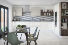 Mode Gloss White & Gloss Light Grey