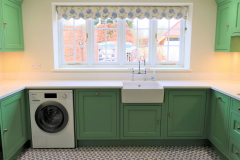 Aisling-Bespoke-In-Frame-Sink-Run-Painted-Farrow-Ball-Folly-Green